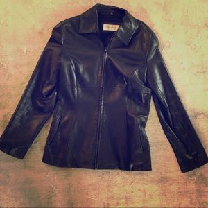 Jones New York leather jacket